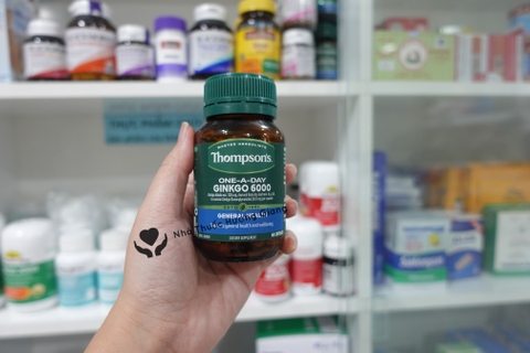 Viên uống bổ não Ginkgo Biloba 6000mg Thompson 60 viên