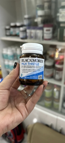 Hỗ trợ bổ gan và giải độc gan Blackmores Milk Thistle của Úc 42 viên