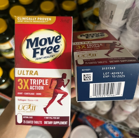 Viên uống bổ xương khớp Schiff Move Free Ultra Triple Action 75 Viên