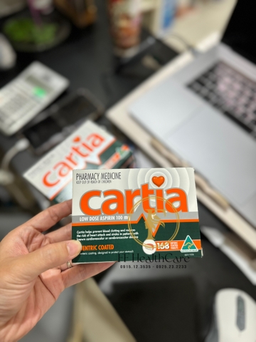 Viên uống Cartia Úc 168 Viên- Phòng đột quỵ và tai biến