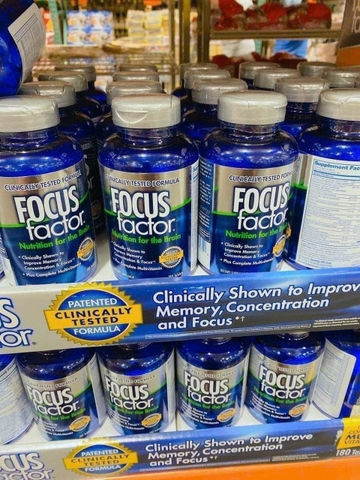 Viên uống bổ não Focus Factor 180 Viên của Mỹ- Tăng cường trí nhớ, tập trung, giảm đau đầu