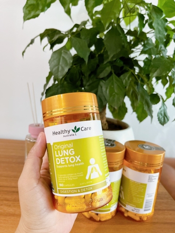 Bổ phổi Healthy Care Lung Detox 180 Viên