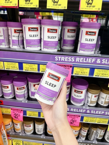 Viên uống hỗ trợ ngủ ngon Swisse Ultiboost Sleep của Úc 100 viên