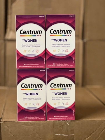 Vitamin tổng hợp Centrum Women 90 Viên- Vitamin dành cho phụ nữ dưới 50 tuổi