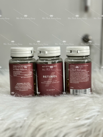 Viên uống Retinol Myvitamin 90 Viên- Chống lão hoá da