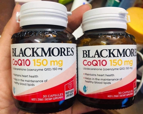 Viên uống hỗ trợ hệ tim mạch Blackmores CoQ10 150mg/ 300mg của Úc