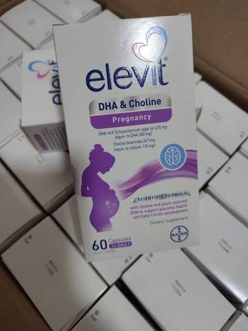 Viên uống bổ sung DHA & Choline cho phụ nữ mang thai Elevit DHA & Choline Pregnancy của Úc 60 viên