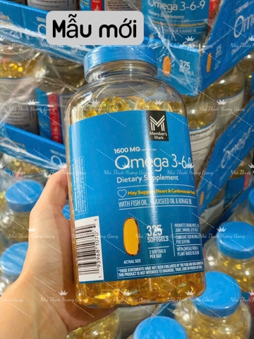 Viên uống Omega 369 Mỹ 325 Viên- Giúp bổ mắt, bổ tim mạch, bổ xương khớp