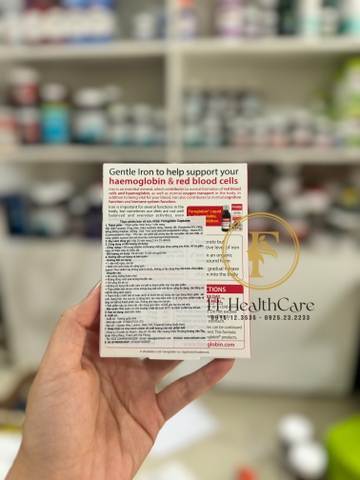 Viên uống Feroglobin B12 Vitabiotics hỗ trợ tăng khả năng tạo máu, tăng cường sức khỏe (30 viên)