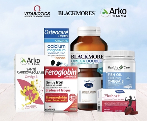 Viên uống Feroglobin B12 Vitabiotics hỗ trợ tăng khả năng tạo máu, tăng cường sức khỏe (30 viên)