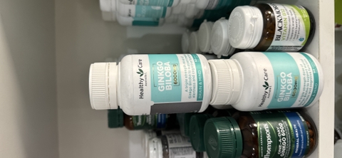 Viên uống bổ não - Healthy Care Ginkgo Biloba 6000mg - 60 viên/hộp