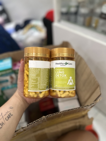 Bổ phổi Healthy Care Lung Detox 180 Viên