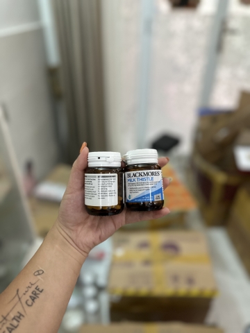 Hỗ trợ bổ gan và giải độc gan Blackmores Milk Thistle của Úc 42 viên