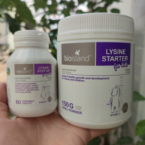 Lysine Tăng Chiều Cao Cho Trẻ- Lysine Bột- Lysine Viên- Hỗ Trợ Tăng Chiều Cao Cho Trẻ Từ 7 Tháng