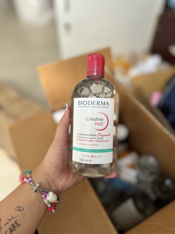 Nước Tẩy Trang Bioderma Hồng Dành Cho Da Nhạy Cảm 500ml Sensibio H2O