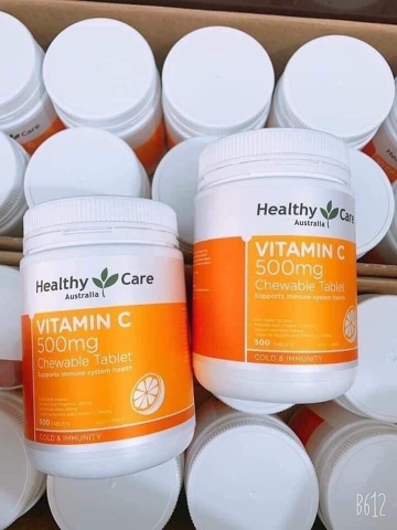 Healthy Care Vitamin C 500mg - Viên Nhai Vitamin C 500 Viên