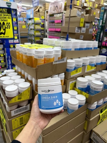 Healthy Care Omega 3-6-9 - Viên Uống Bổ Sung Omega 3-6-9 200 Viên