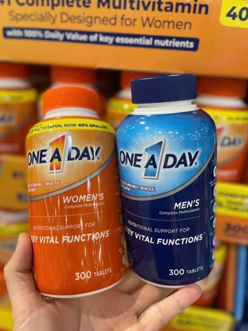Viên Uống One A Day Men Health Formula 300 Viên Của Mỹ Dành cho Nam dưới 50