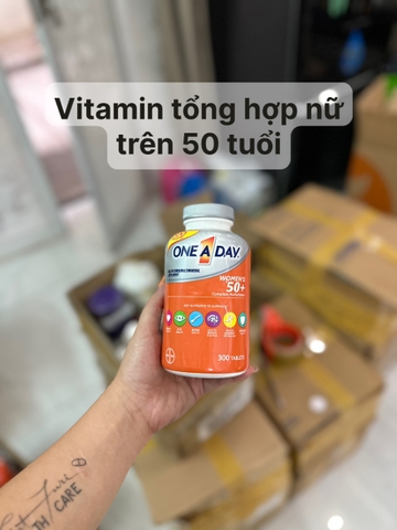Viên Uống One A Day Multivitamin Dành Cho Nữ Trên 50 Tuổi Mỹ