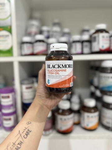 Viên uống bổ xương khớp kết hợp dầu cá Glucosamine Fish Oil Blackmores 90 Viên