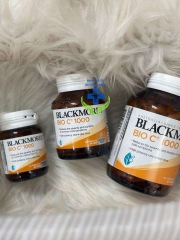 Viên uống bổ sung vitamin C Blackmores Bio C 1000 của Úc 150 viên