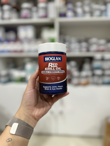 Dầu Nhuyễn Thể Bioglan Red Krill Oil 1000mg