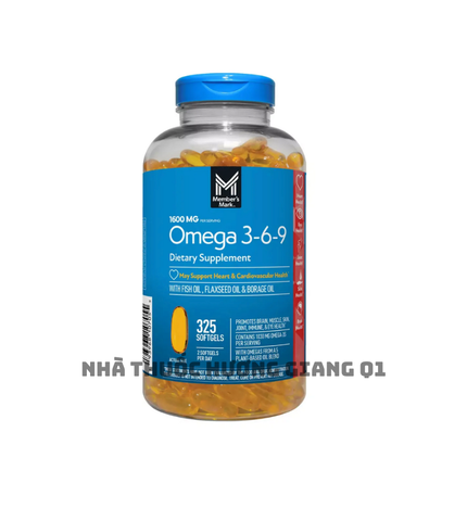Viên uống Omega 369 Mỹ 325 Viên- Giúp bổ mắt, bổ tim mạch, bổ xương khớp