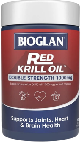 Dầu Nhuyễn Thể Bioglan Red Krill Oil 1000mg