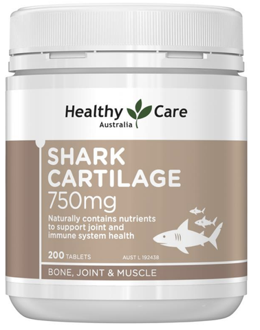 Viên Uống Sụn Cá Mập Healthy Care Shark Cartilage 200 Viên Úc