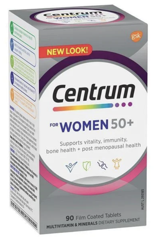 Centrum Women 50- Vitamin tổng hợp cho phụ nữ trên 50 tuổi