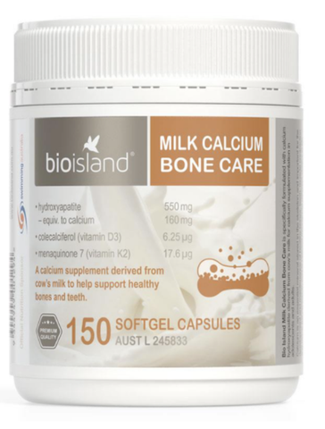 Canxi hữu cơ Calcium Bone Care - Viên Sữa Bổ Sung Canxi Lọ 150 Viên