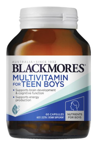 Vitamin tổng hợp cho bé trai tuổi dậy thì Blackmores Multivitamin For Teen Boys của Úc 60 viên