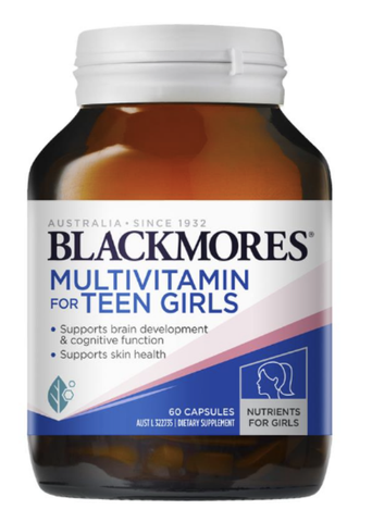 Vitamin tổng hợp cho bé gái tuổi dậy thì Blackmores Multivitamin For Teen Girls của Úc 60 viên
