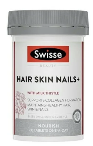 Viên uống Swisse Hair Skin Nails 60 viên đẹp da móng tóc