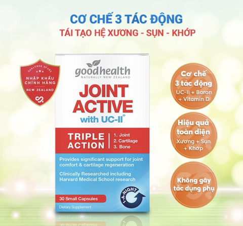 Viên uống bổ khớp Joint Active GOODHEALTH Hỗ trợ tái tạo sụn khớp