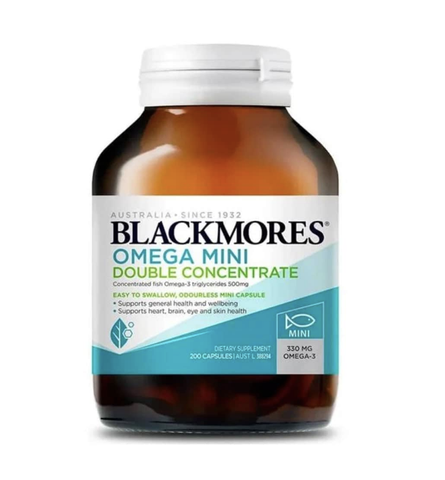 Viên Uống Dầu Cá Mini Cap Blackmores Không Mùi Viên Nhỏ Odourless Fish Oil 400 Viên