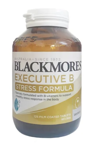 Viên uống hỗ trợ giảm stress Blackmores Executive B Stress Formula của Úc 125 viên