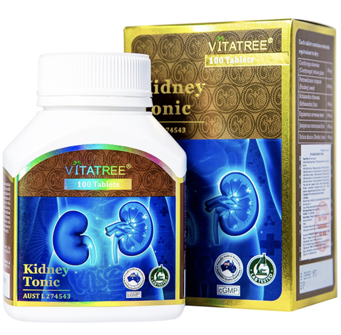 Vitatree Kidney Tonic Bổ Thận, Tráng Dương,Tăng Cường Chức Năng Tiết Niệu Hộp 100 Viên