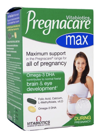 Vitamin Bầu Pregnacare Max Anh - Hộp 84 viên, vitamin tổng hợp bầu và sau sinh