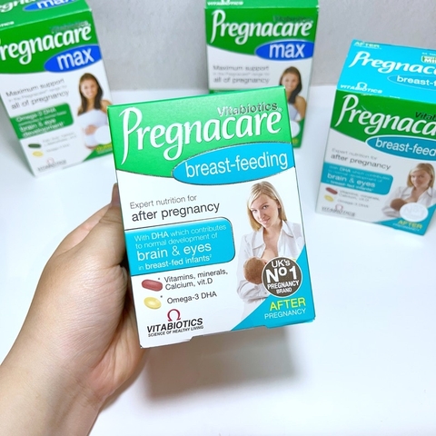 Vitamin Bầu Pregnacare Max - Vitamin sau sinh Breast feeding- Xuất xứ UK chính hãng