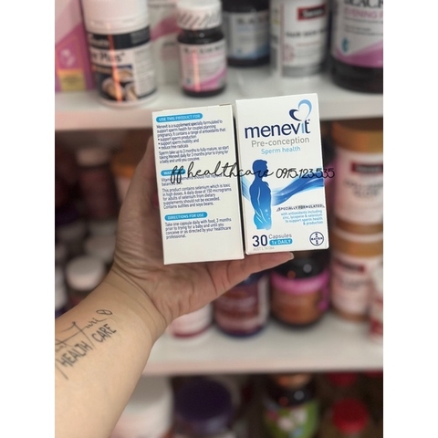 Combo Menevit + Hàu Úc Oyster Plus + Bổ Trứng Blackmores Conceive Well Gold-Tăng thụ thai 3 món