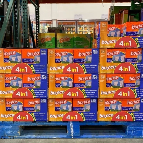 Giấy thơm quần áo Bounce Mỹ 320 tờ Nguyên Hộp - Làm thơm quần áo và loại bỏ mùi ẩm mốc