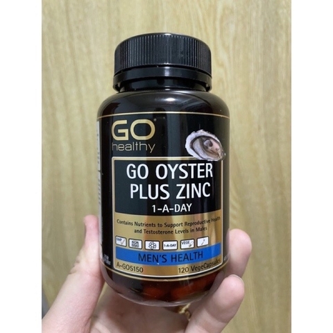 Tinh Chất Hàu GO Healthy Oyster Plus 120 Viên - Tăng cường sinh lý nam giới