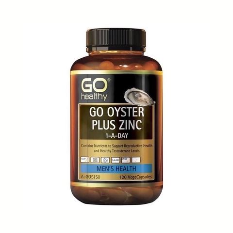 Tinh Chất Hàu GO Healthy Oyster Plus 120 Viên - Tăng cường sinh lý nam giới