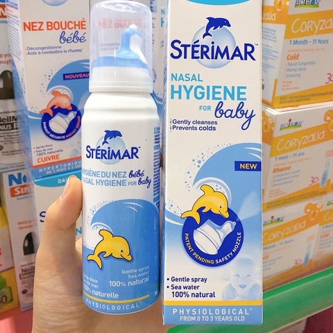 Xịt muối biển Sterimar - Xịt mũi cá heo