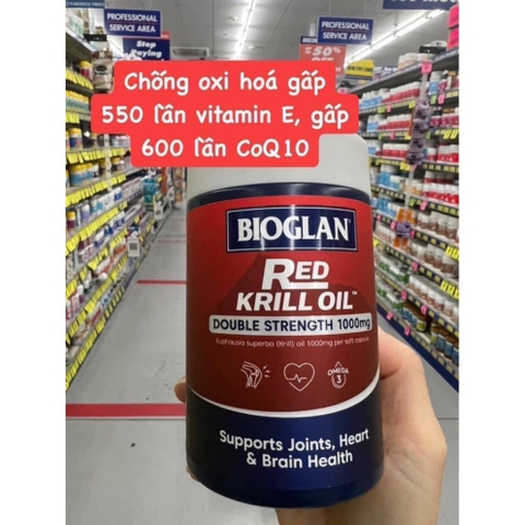 Dầu Nhuyễn Thể Bioglan Red Krill Oil  hộp 60 viên
