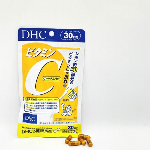 Viên Uống DHC Vitamin C Giúp Sáng Da Mờ Thâm 30 Nhật Bản