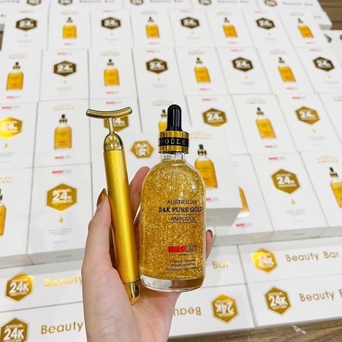 Serum vàng 24K dưỡng da của Úc 100ml chống lão hóa, mềm mượt da