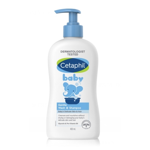 Sữa tắm gội cho bé Cetaphil Baby Gentle Wash & Shampoo- lành tính phù hợp với da em bé