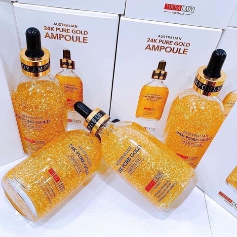 Serum vàng 24K dưỡng da của Úc 100ml chống lão hóa, mềm mượt da